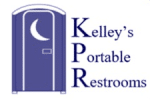 the logo for kelley's portable restrooms.