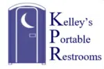 the logo for kelley's portable restrooms.